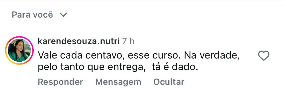 Depoimento Karen de Souza
